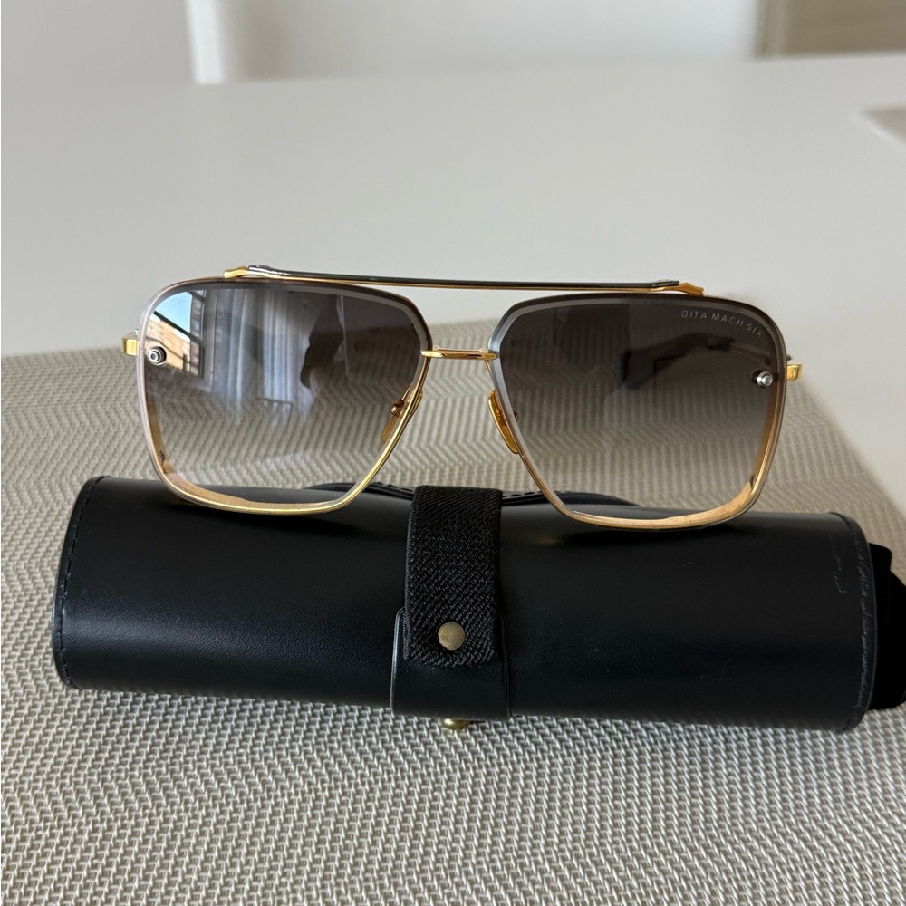 DITA Gold Frame Sunglasses
